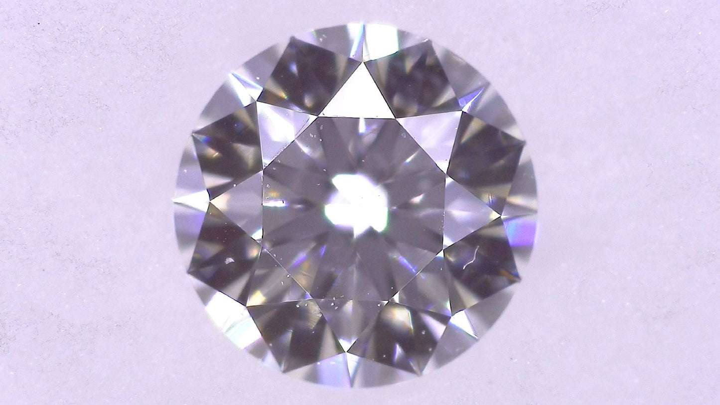 0.306ct F VS-2 VERY GOOD/VG/GD MEDIUM BLUE NATURAL 4.32-4.36X2.69mm Loose Diamond