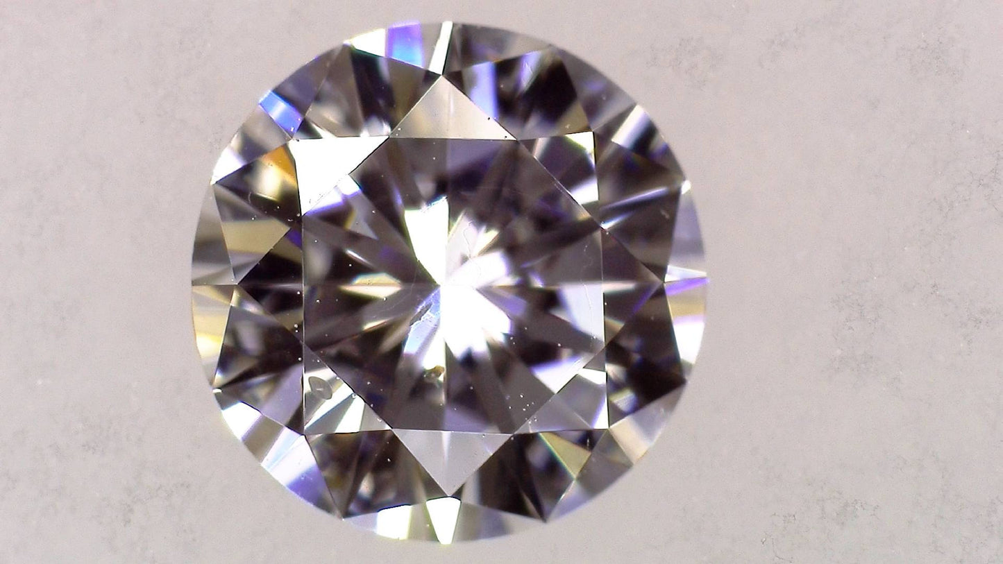 0.370ct F SI-1 VERY GOOD/VG/GD NONE NATURAL 4.65-4.70X2.79mm Loose Diamond