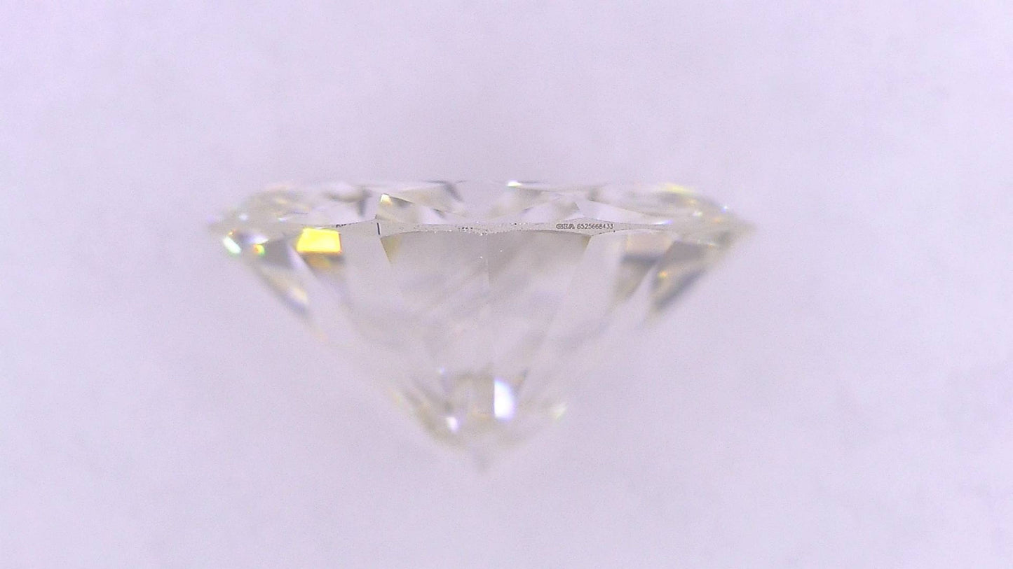 1.06ct J VVS-2 FAIR/VG/FR NONE NATURAL 7.02-7.14X3.76mm GIA Diamond Loose