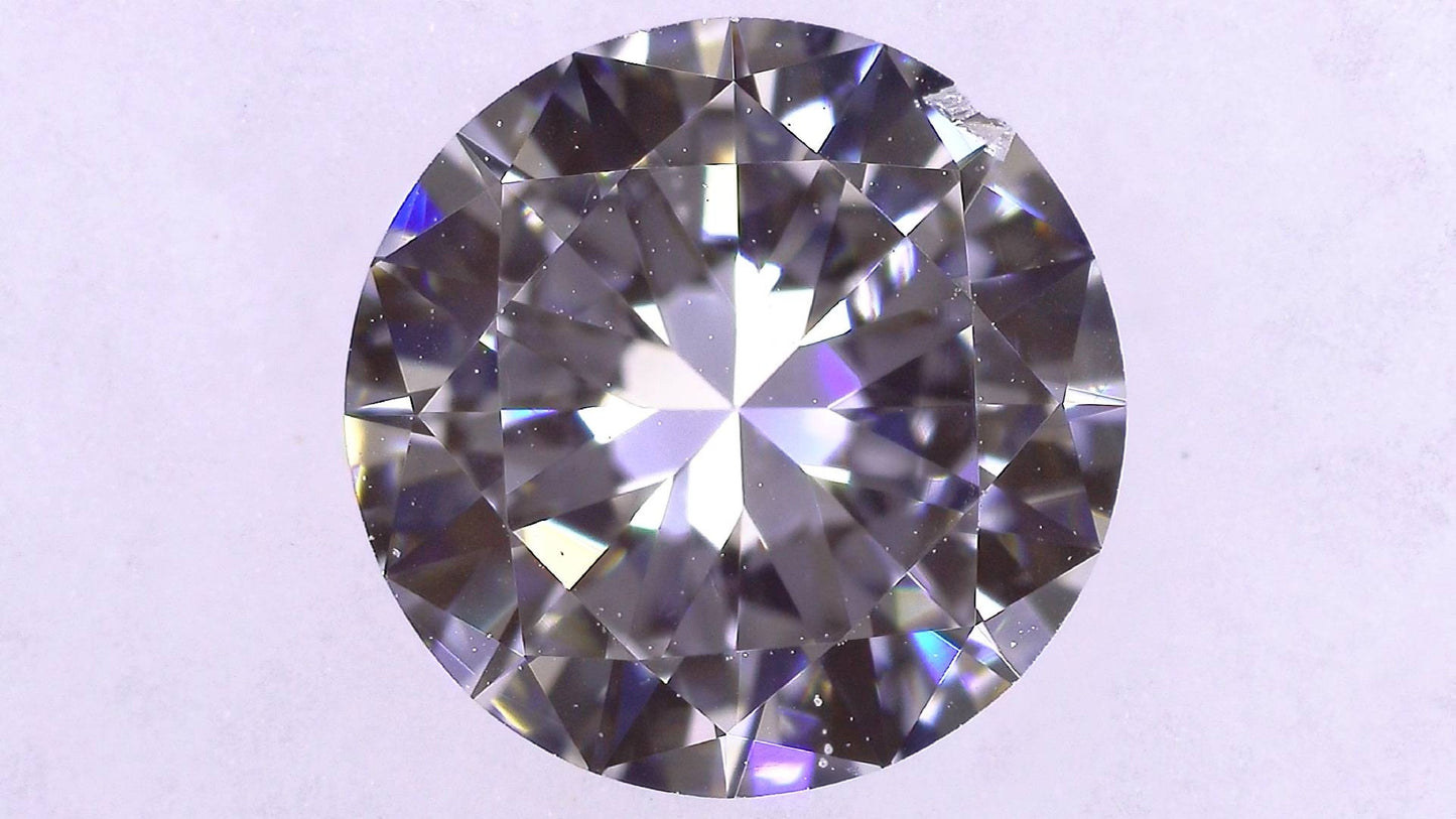 1.039ct D SI-2 GOOD/VG/GD MEDIUM BLUE NATURAL 6.83-6.90X3.77mm Loose Diamond