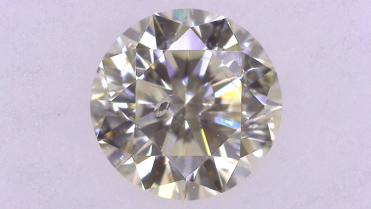 0.504ct M SI-2 GOOD/VG/GD STRONG BLUE NATURAL 4.92-4.99X3.23mm Loose Diamond