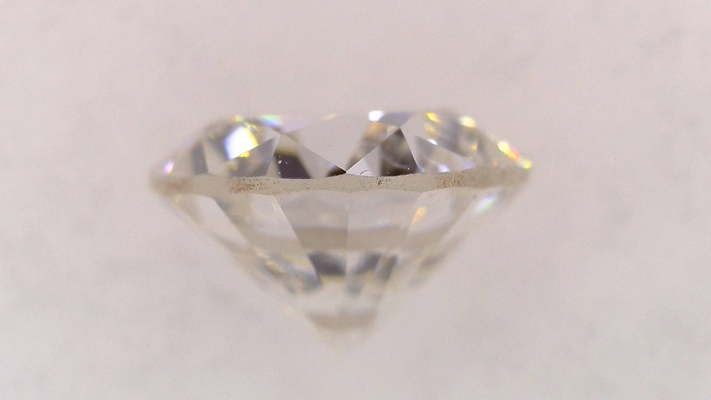 0.624ct H SI-2 GOOD/GD/FR MEDIUM BLUE NATURAL 5.30-5.37X3.38mm Loose Diamond