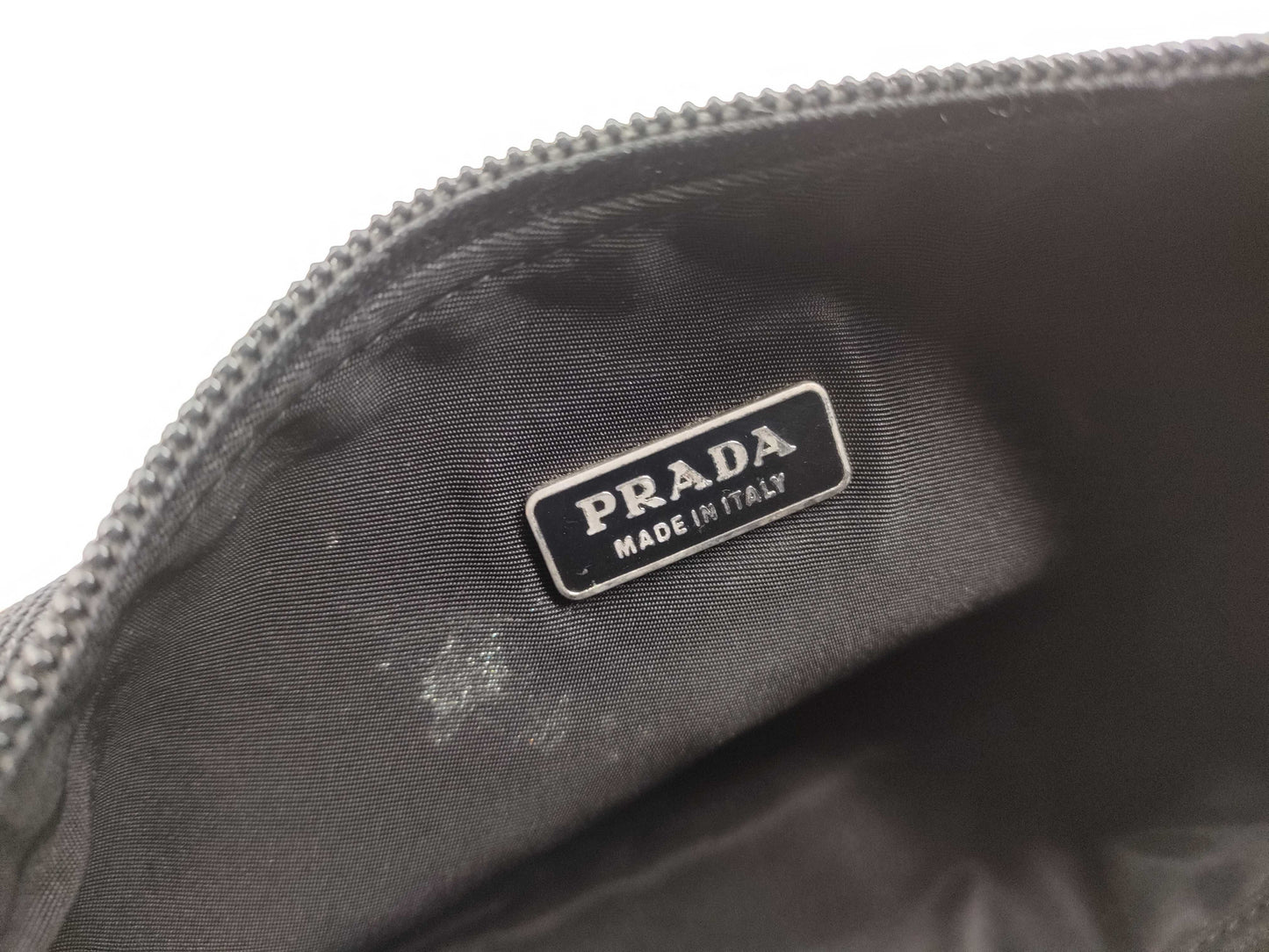 PRADA nylon mini bag pouch