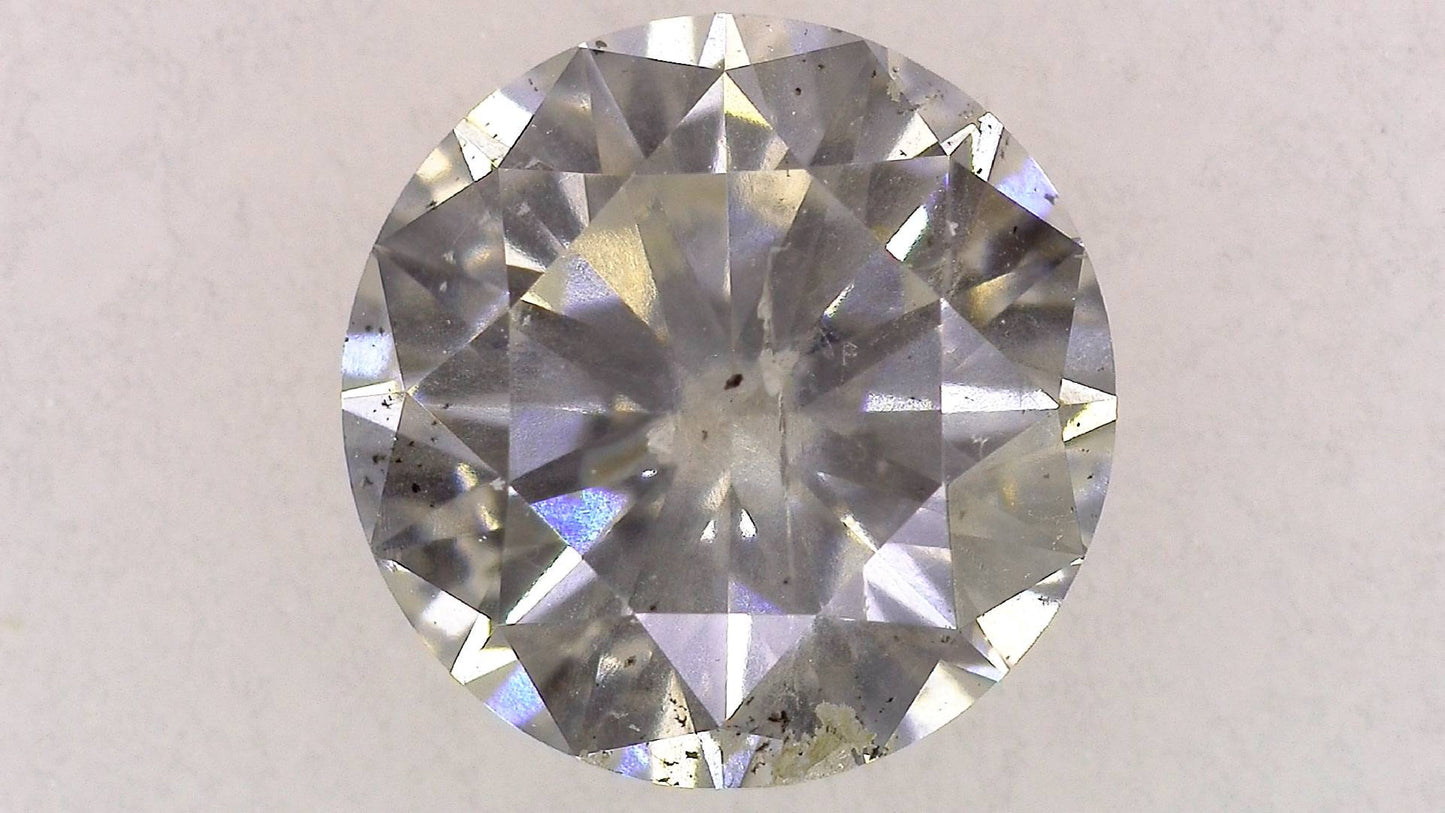 1.041ct I I-1 VERY GOOD/GD/GD MEDIUM BLUE NATURAL 6.43-6.53X3.97mm LDH Loose Diamond