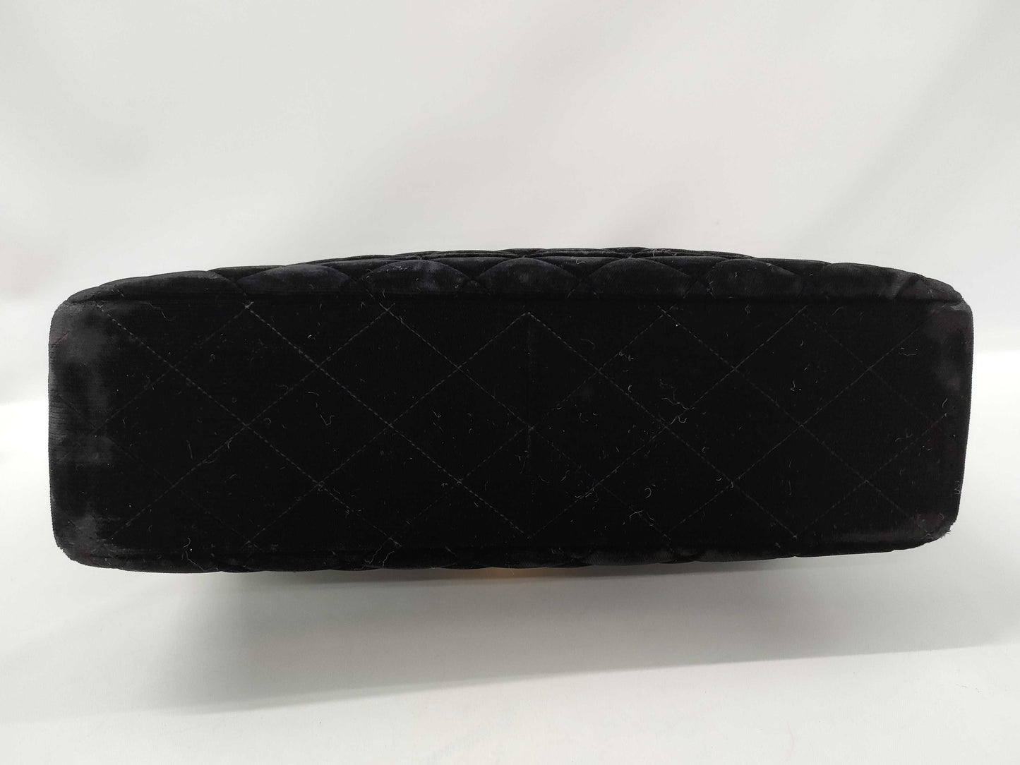 CHANEL Velvet Matelasse Chain Shoulder Bag