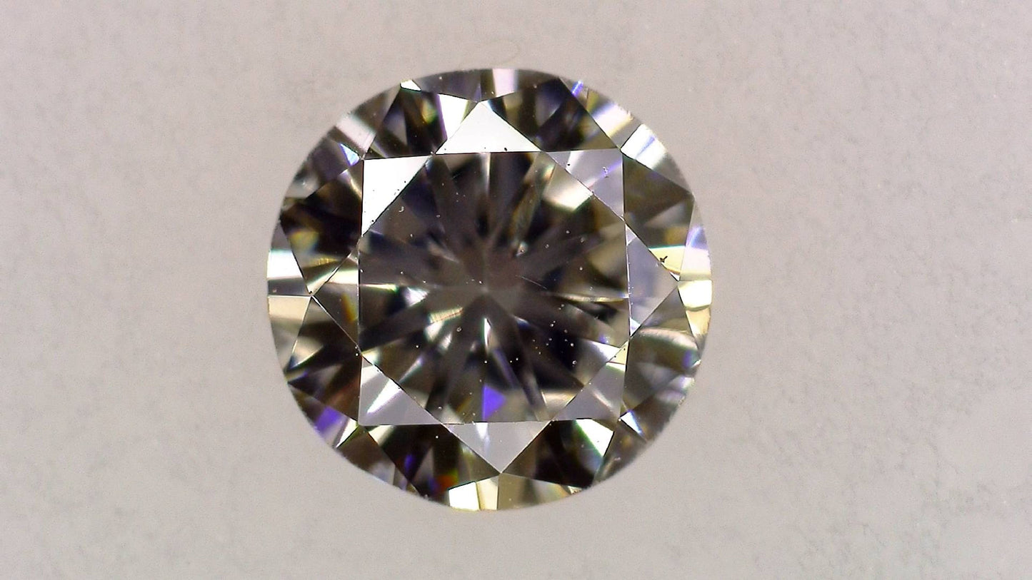 0.363ct J VS-2 GOOD/GD/FR STRONG BLUE NATURAL 4.63-4.73X2.68mm Loose Diamond