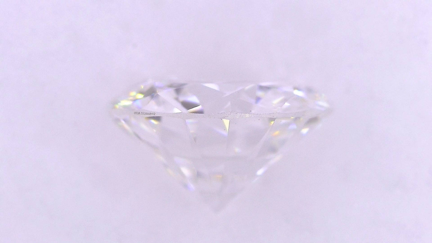 1.02ct E VVS-2 VERYGOOD/EX/GD FAINT NATURAL 6.62-6.70X3.86mm GIA Loose Diamond