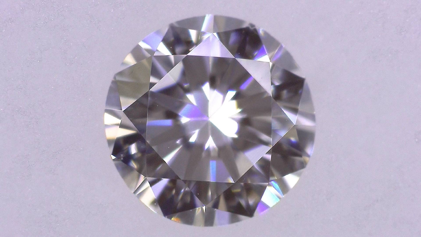 0.418ct H VVS-2 GOOD/VG/FR NONE NATURAL 4.82-4.88X2.88mm Loose Diamond