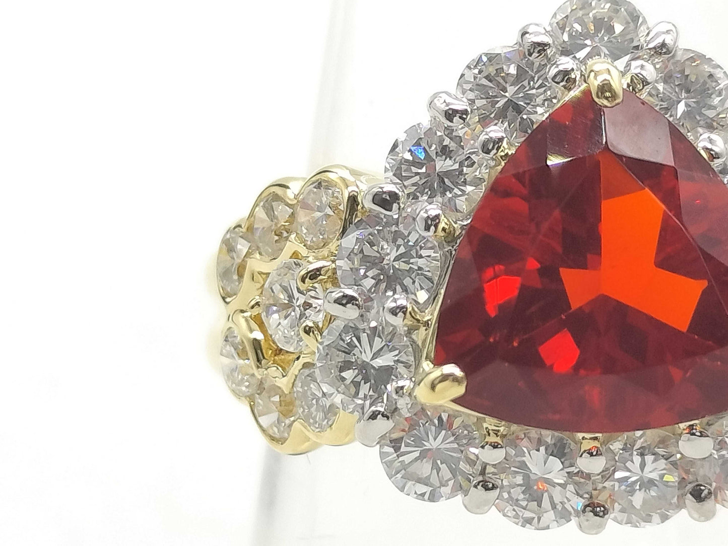 FOP 1.64ct D 1.70ct K18/Pt900 9.0g Ring