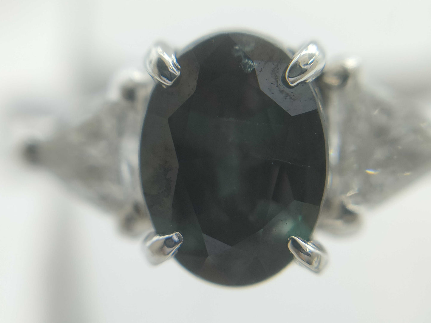 AX 0.90ct D 0.24ct PT900 6.7g Ring