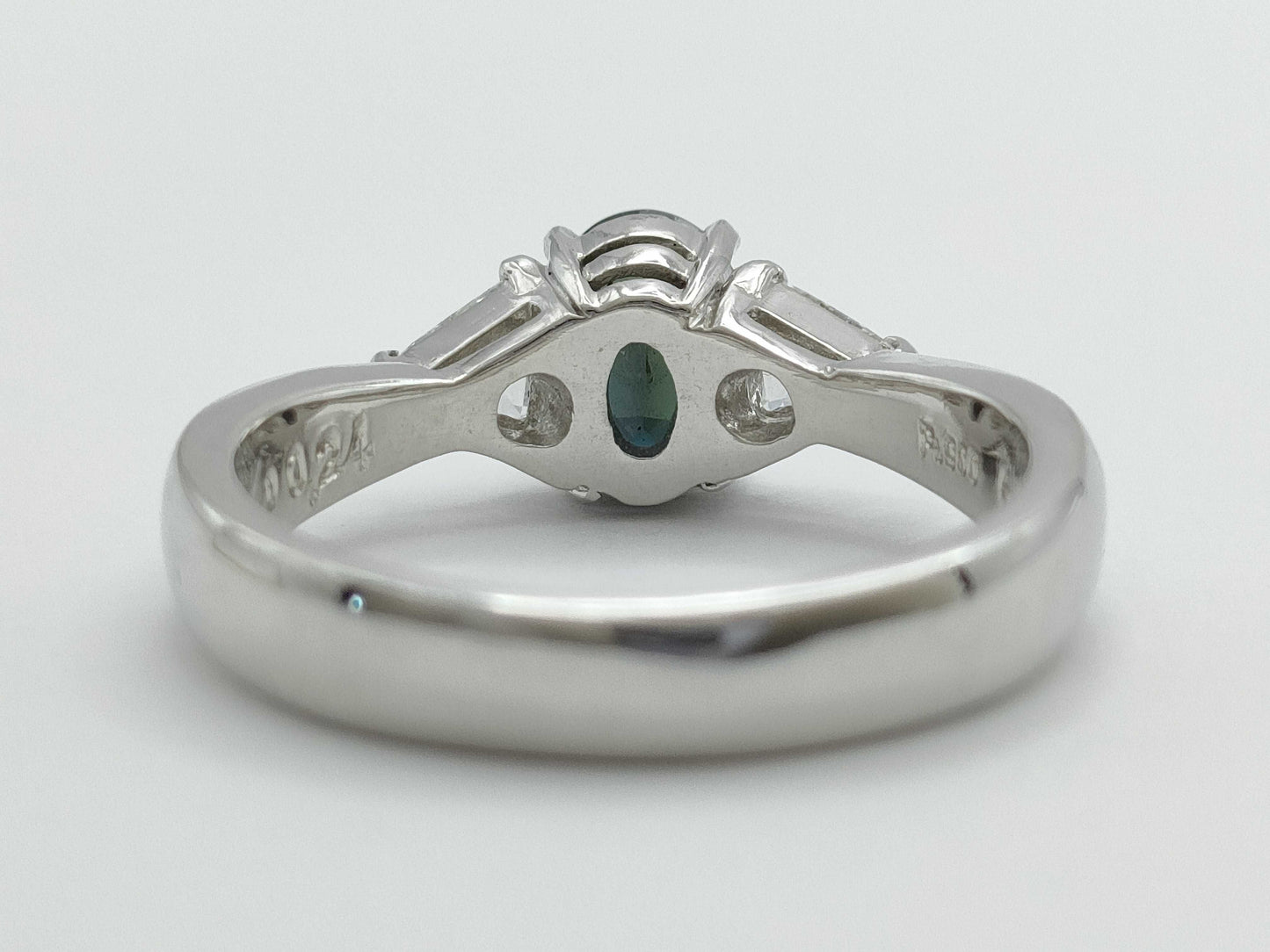 AX 0.90ct D 0.24ct PT900 6.7g Ring
