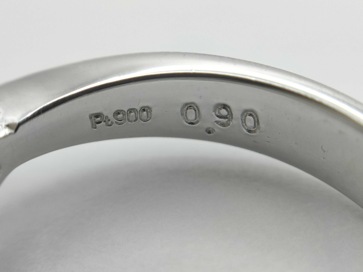 AX 0.90ct D 0.24ct PT900 6.7g Ring