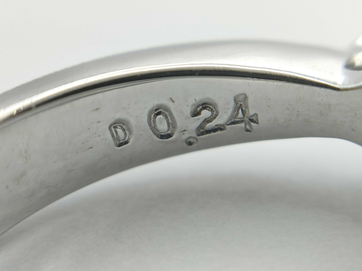 AX 0.90ct D 0.24ct PT900 6.7g Ring