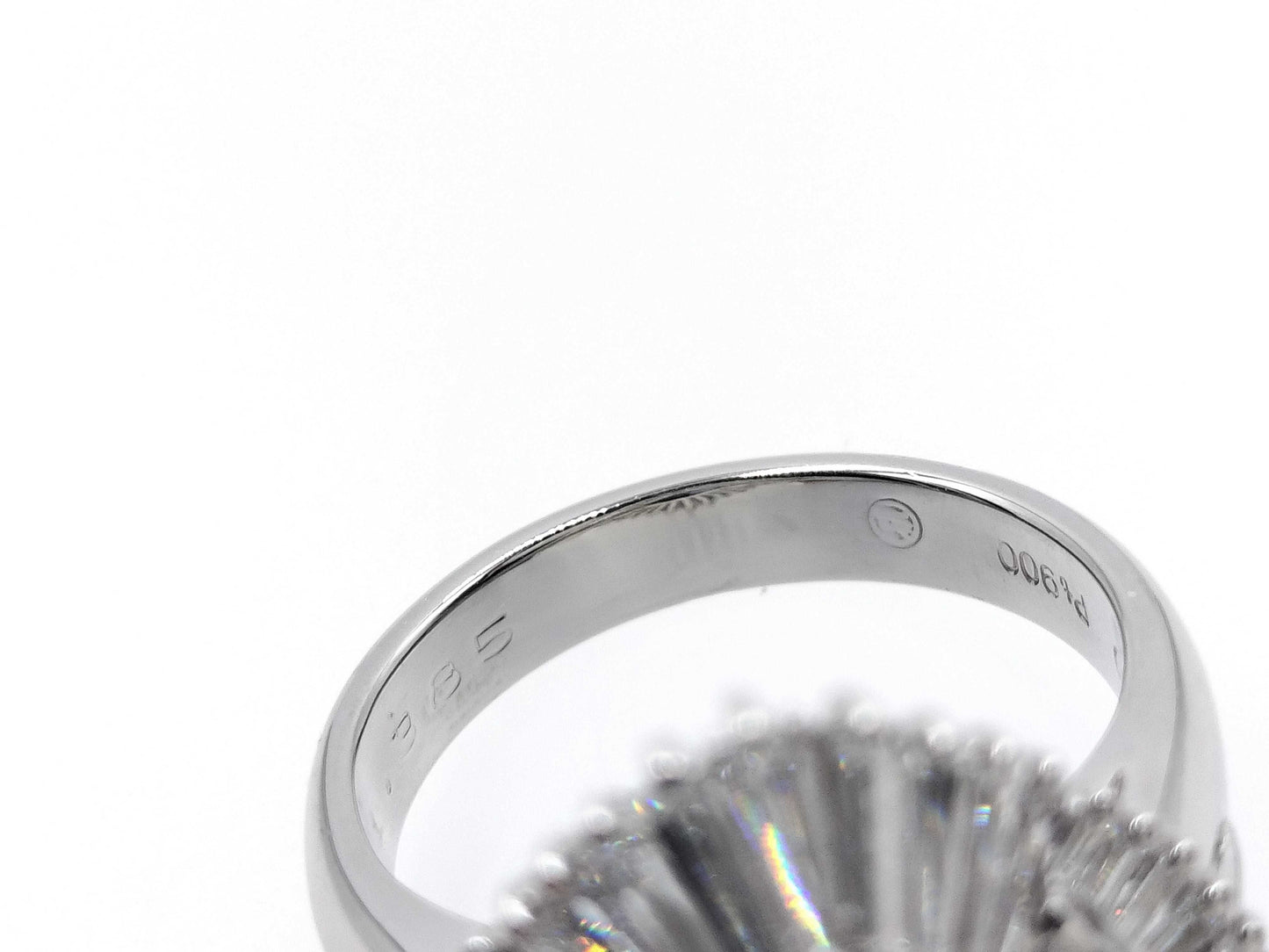 TZ2.50ct D1.385ct PT900 10.5g Ring