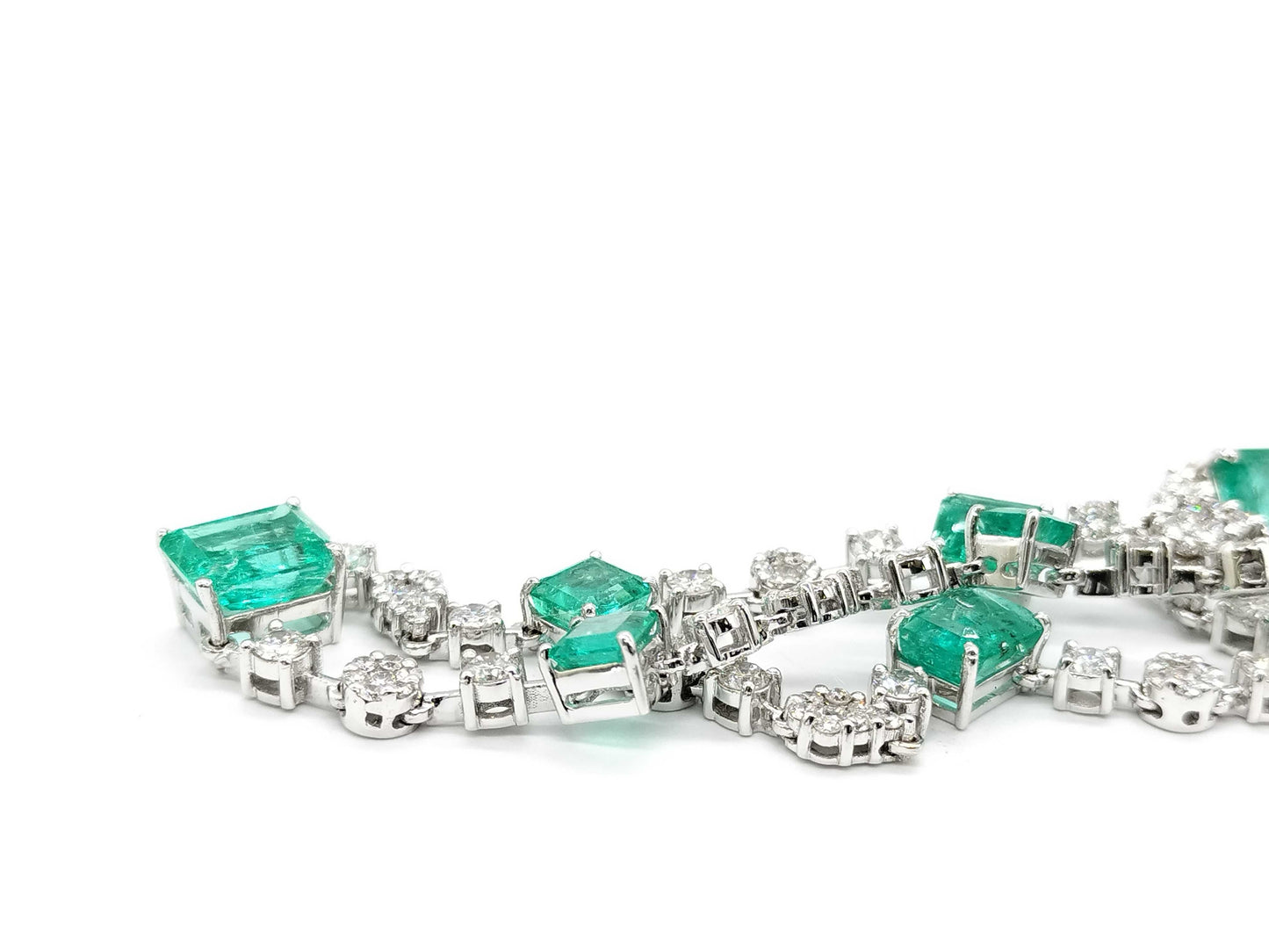 E14.22ct D7.10ct K18 40.8g Necklace