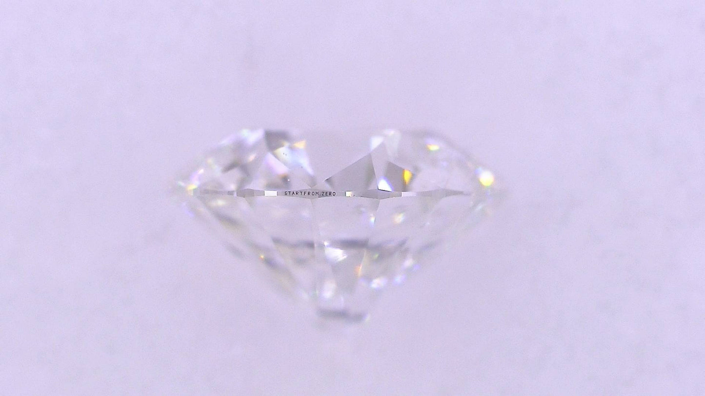 0.231ct F SI-2 VERY GOOD/VG/VG NONE NATURAL 3.94-3.98X2.44mm Girdle engraved Diamond Loose