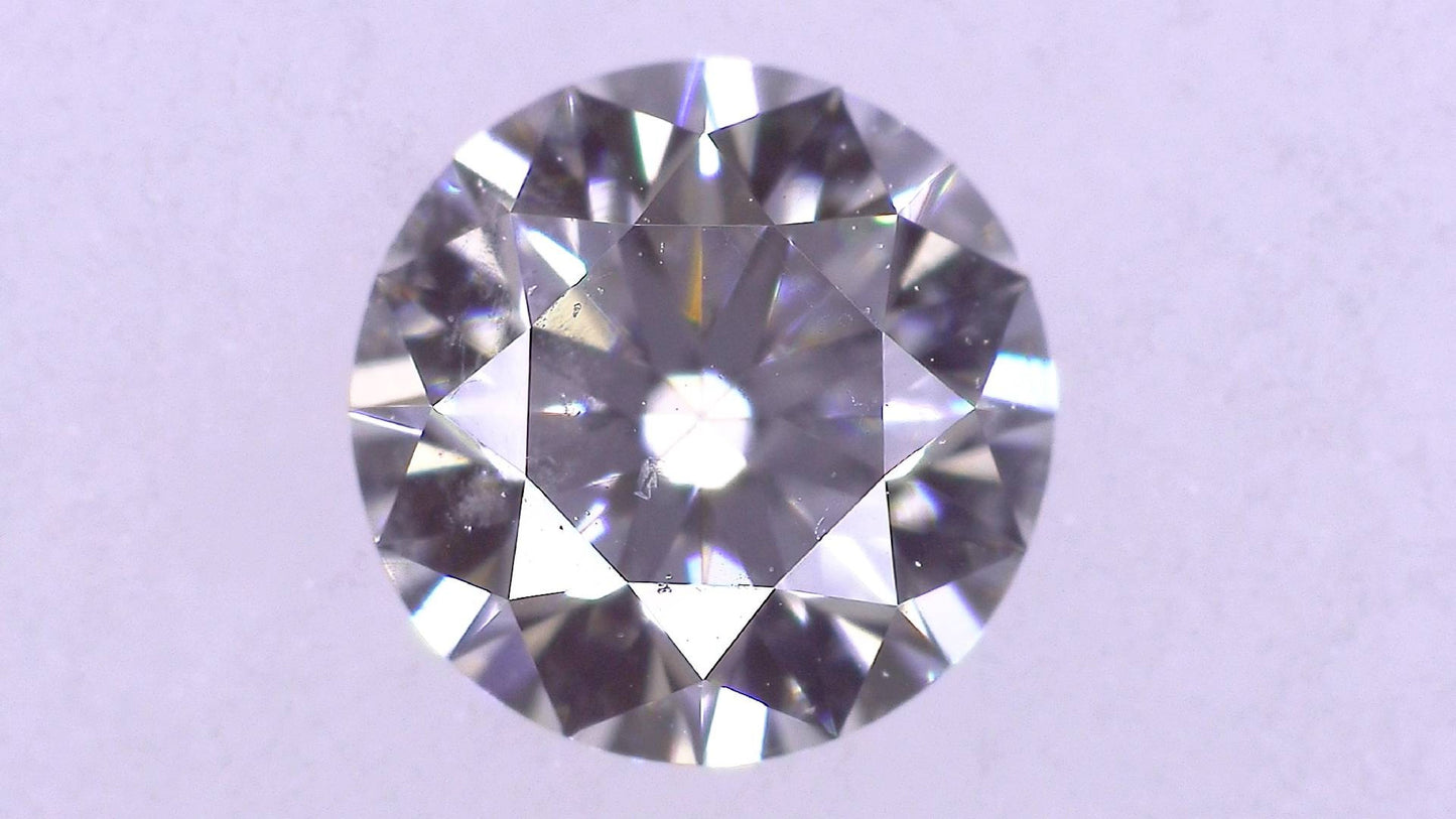 0.231ct F SI-2 VERY GOOD/VG/VG NONE NATURAL 3.94-3.98X2.44mm Girdle engraved Diamond Loose