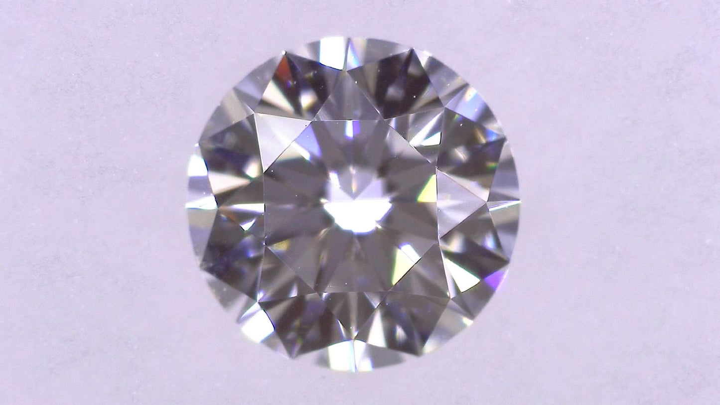 0.415ct D VVS-2 EXCELLENT/VG/VG FAINT NATURAL 4.82-4.84X2.98mm Loose Diamond