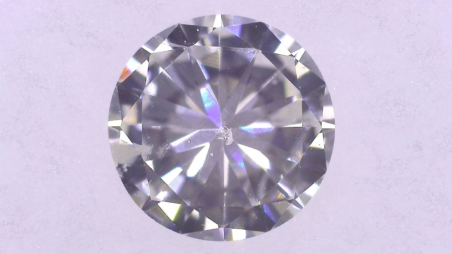 0.432ct G SI-2 POOR/GD/FR MEDIUM BLUE NATURAL 5.05-5.12X2.76mm Loose Diamond