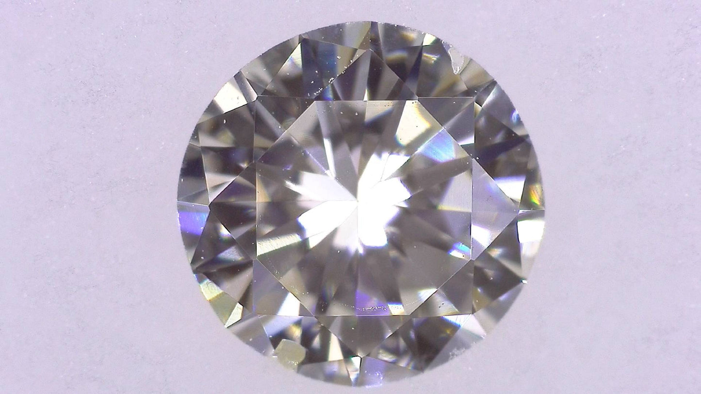 0.496ct K SI-2 GOOD/GD/FR FAINT NATURAL 5.20-5.28X3.02mm Loose Diamond