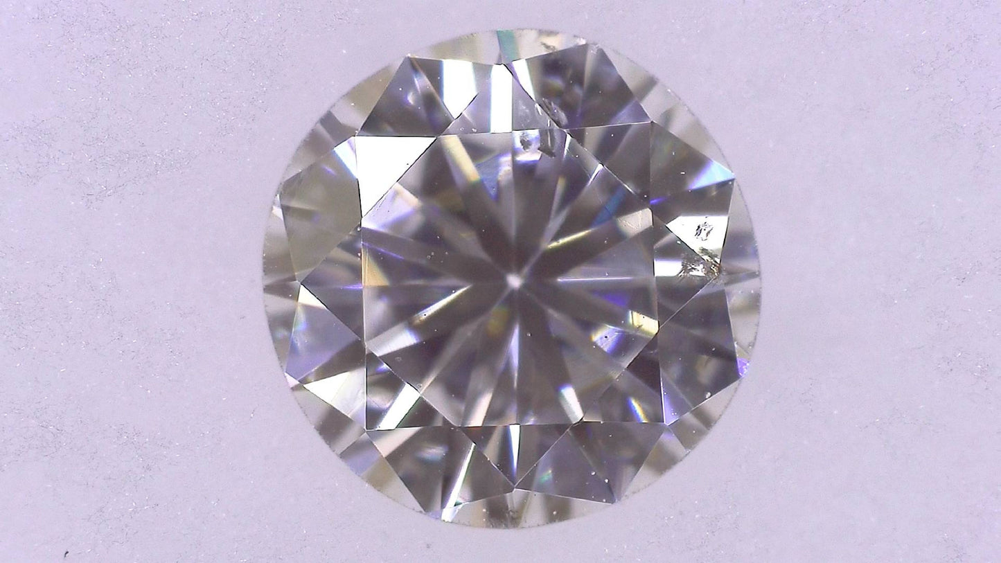 0.341ct I SI-2 GOOD/GD/FR NONE NATURAL 4.47-4.56X2.75mm Loose Diamond