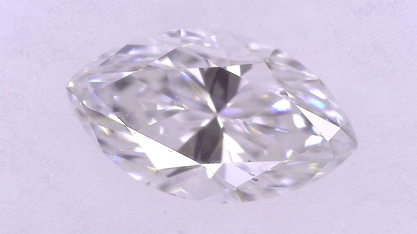 0.425ct F VS-2 ****/GD/GD NONE NATURAL 6.62-3.84X2.83mm MQ Loose Diamond
