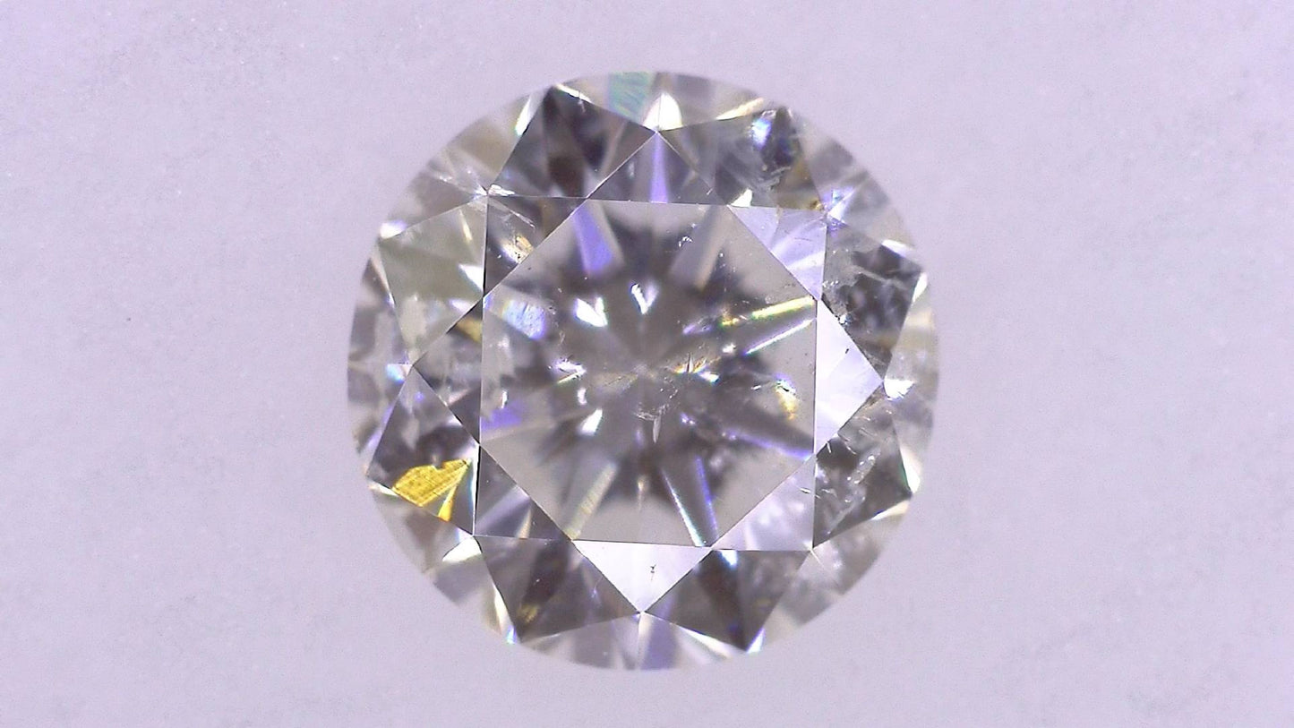 0.571ct G I-1 FAIR/GD/GD NONE NATURAL 4.98-5.08X3.35mm Loose Diamond