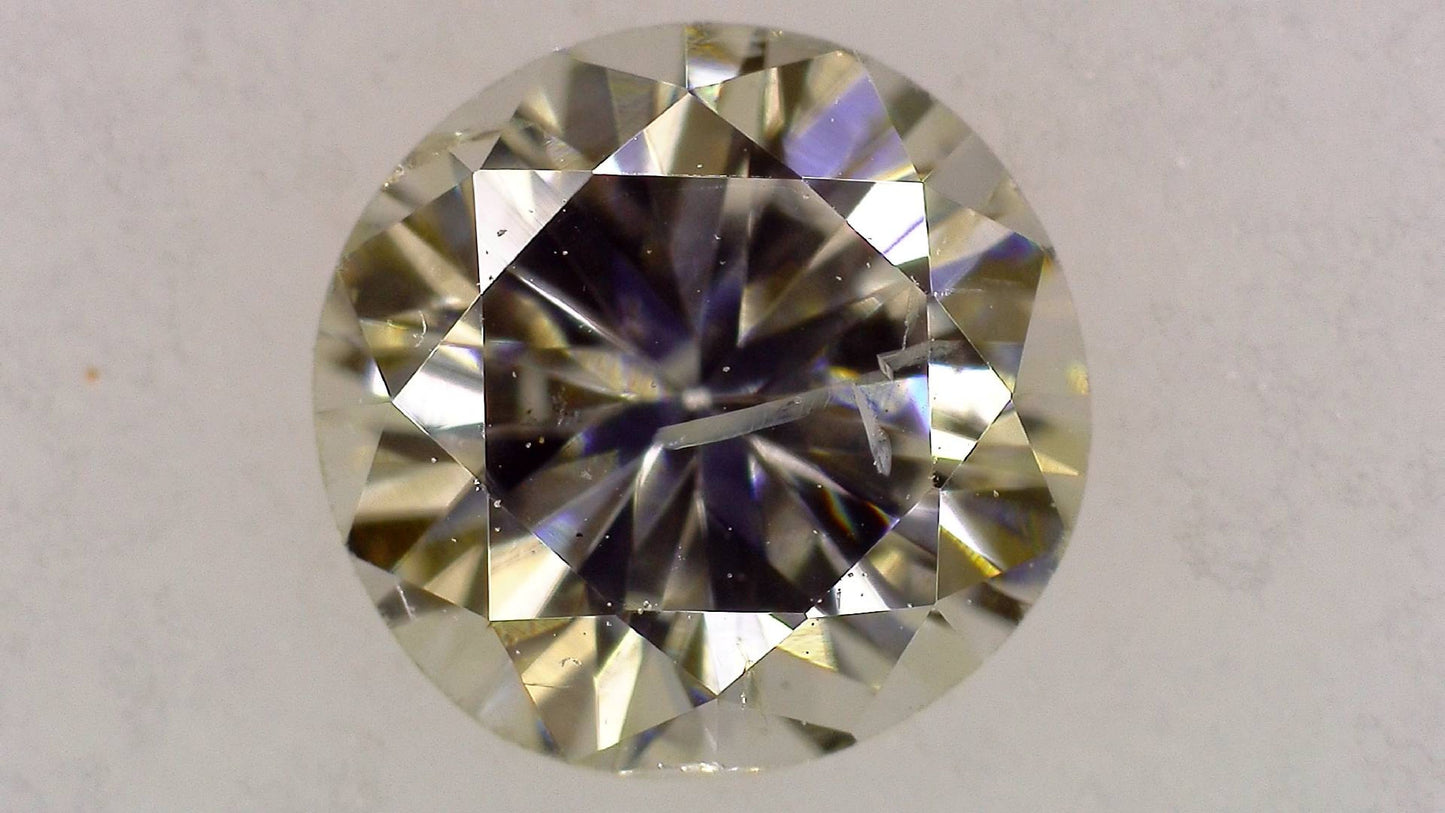 0.417ct L SI-2 FAIR/GD/FR FAINT NATURAL 4.54-4.72X3.07mm Loose Diamond