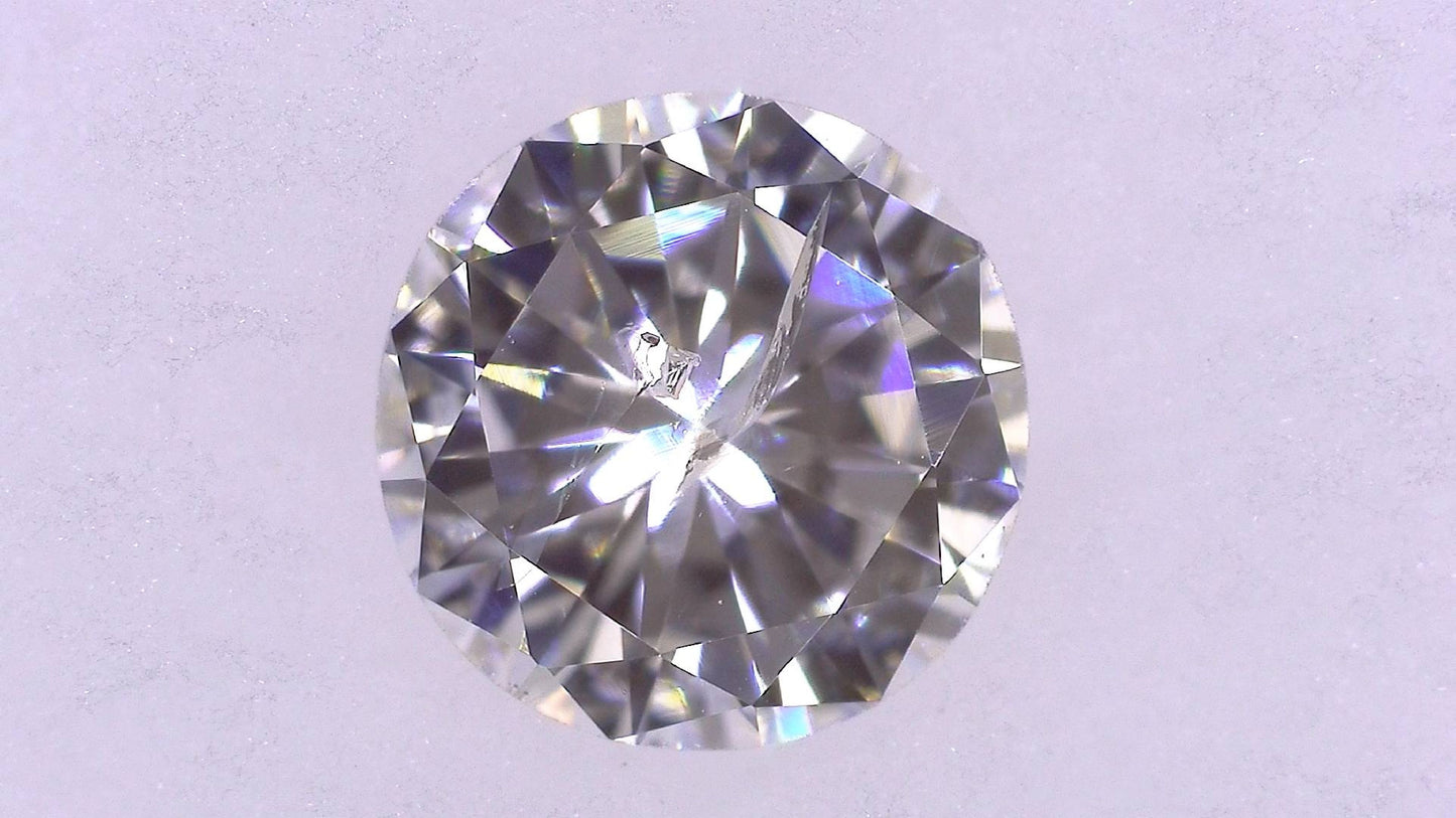 0.407ct G I-1 FAIR/GD/GD FAINT NATURAL 4.69-4.80X2.83mm Loose Diamond