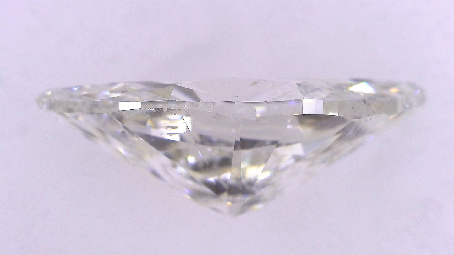 1.057ct J SI-2 ****/GD/GD MEDIUM BLUE NATURAL 10.21-5.12X3.53mm MQ Loose Diamond