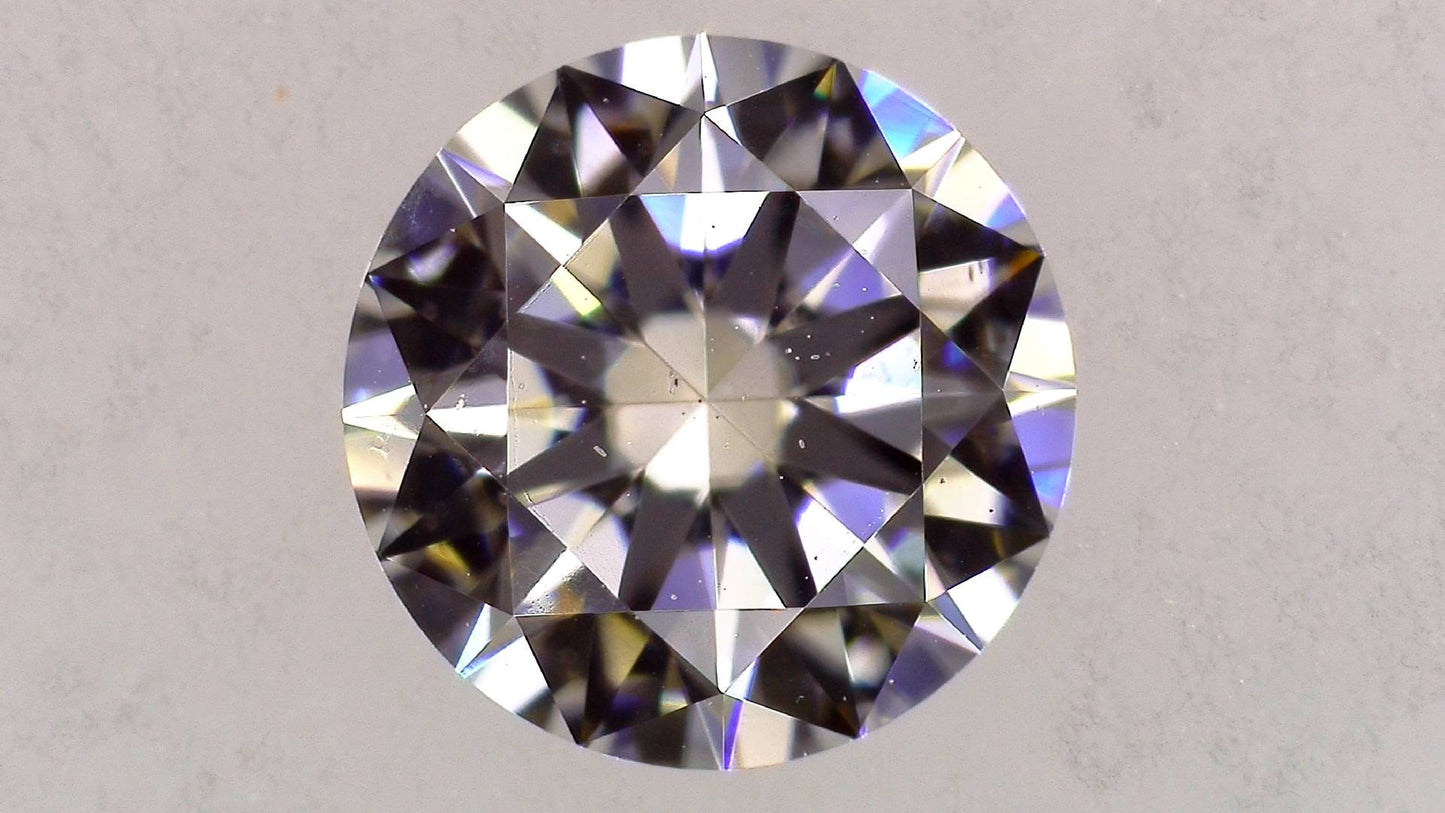 0.400ct F SI-1 VERY GOOD/GD/VG STRONG BLUE NATURAL 4.76-4.78X2.87mm Loose Diamond