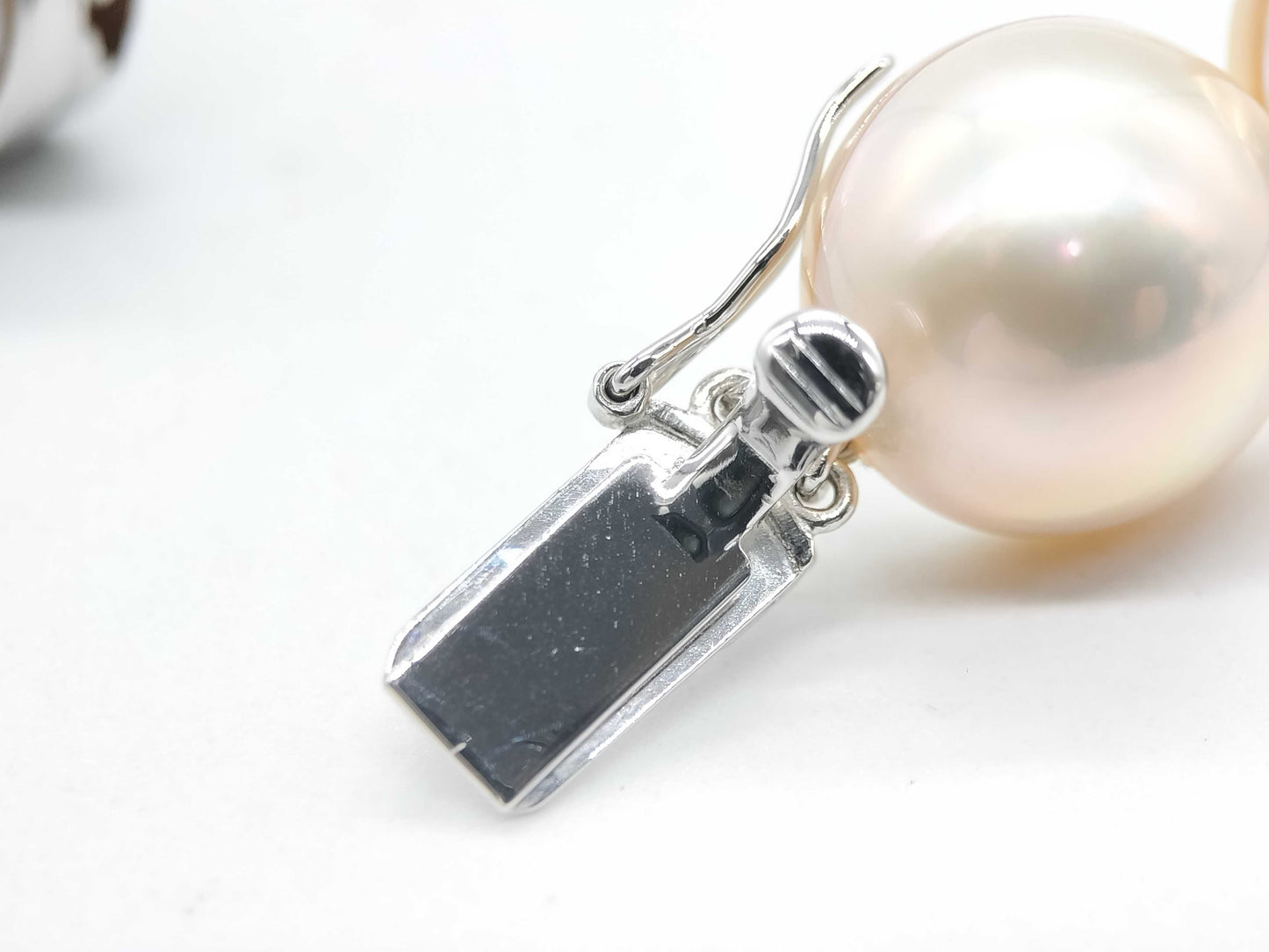 TASAKI Mabe Pearl Necklace, Approx. 13.5mm Diameter, Sterling Silver, 59.4g