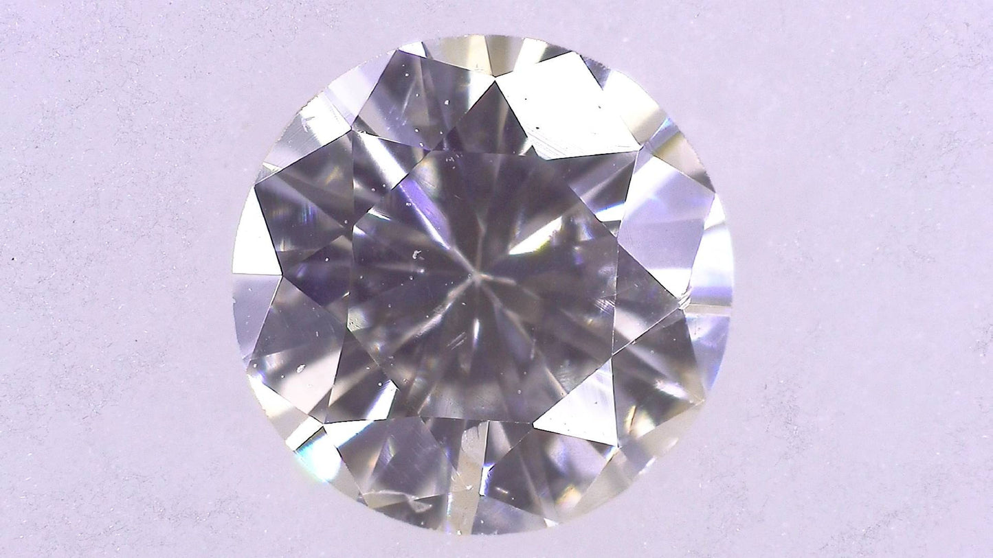 0.353ct J SI-2 FAIR/GD/FR NONE NATURAL 4.60-4.65X2.79mm Loose Diamond