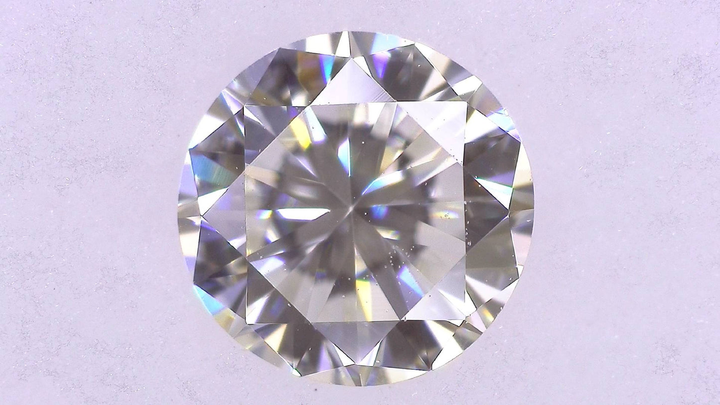 0.390ct H VS-2 GOOD/VG/FR NONE NATURAL 4.70-4.76X2.84mm Loose Diamond