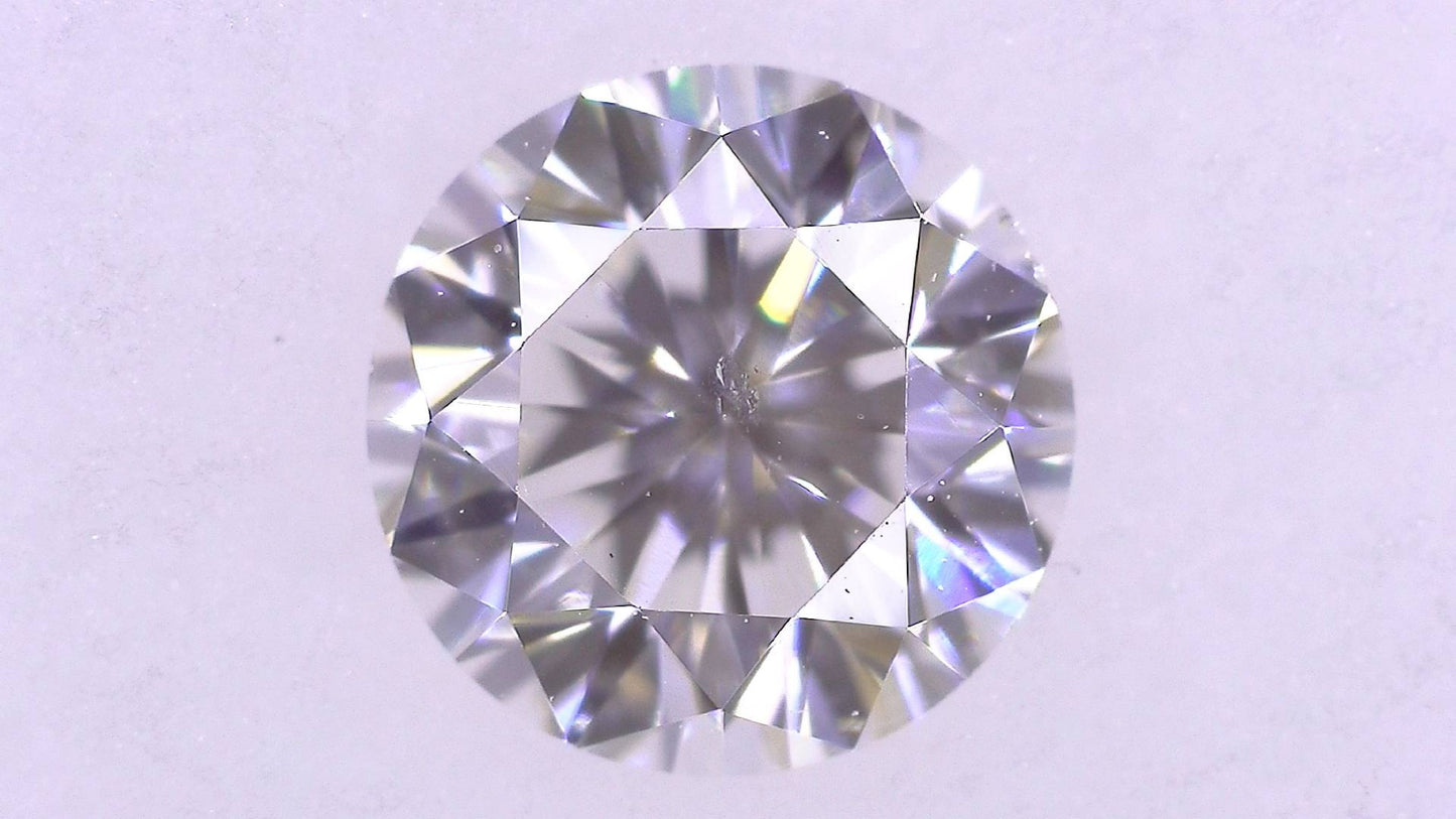 0.512ct F SI-1 FAIR/GD/FR NONE NATURAL 4.88-4.93X3.31mm Loose Diamond