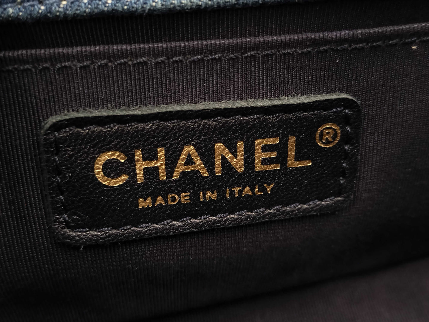 CHANEL Boy Chanel 20 Denim Chain Shoulder Bag Shoulder Bag