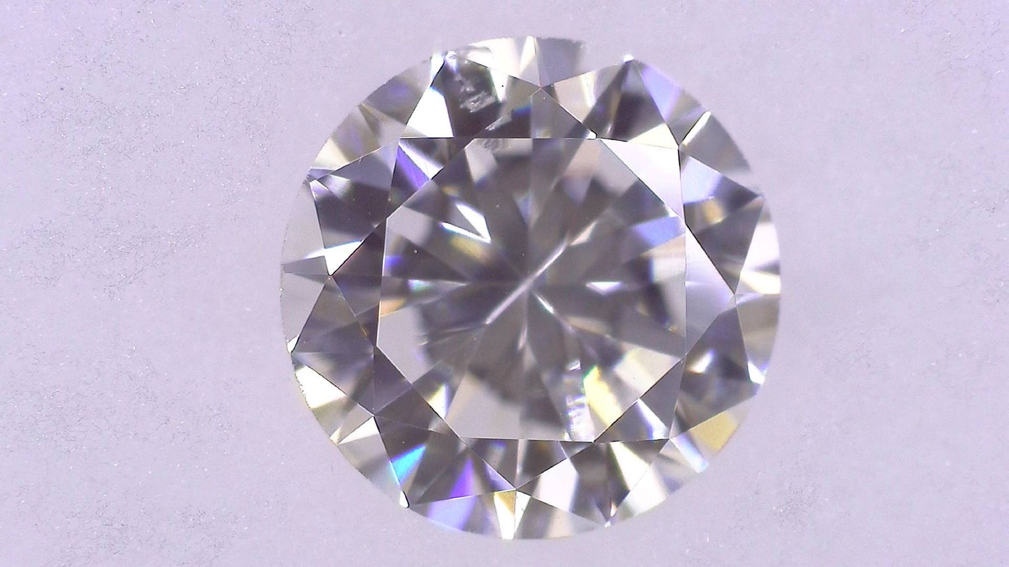 0.346ct G SI-2 GOOD/GD/GD STRONG BLUE NATURAL 4.52-4.54X2.75mm Loose Diamond