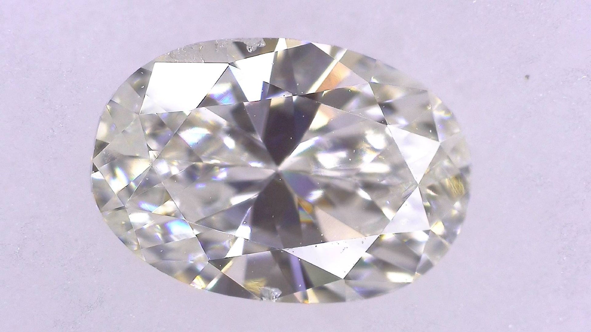 0.510ct I SI-2 ****/GD/GD NONE NATURAL 6.36-4.38X2.71mm OV Diamond Loose