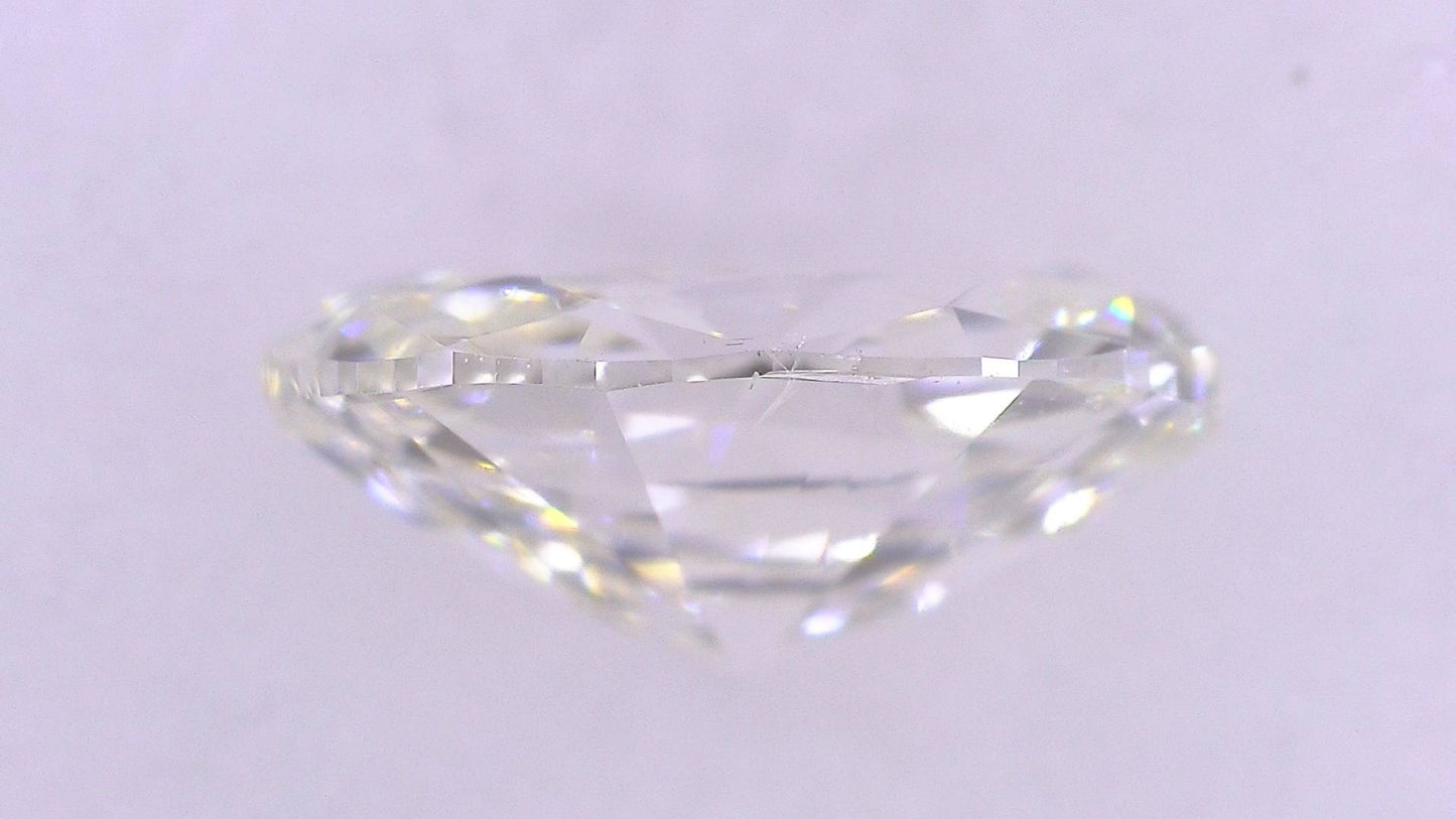 0.510ct I SI-2 ****/GD/GD NONE NATURAL 6.36-4.38X2.71mm OV Diamond Loose