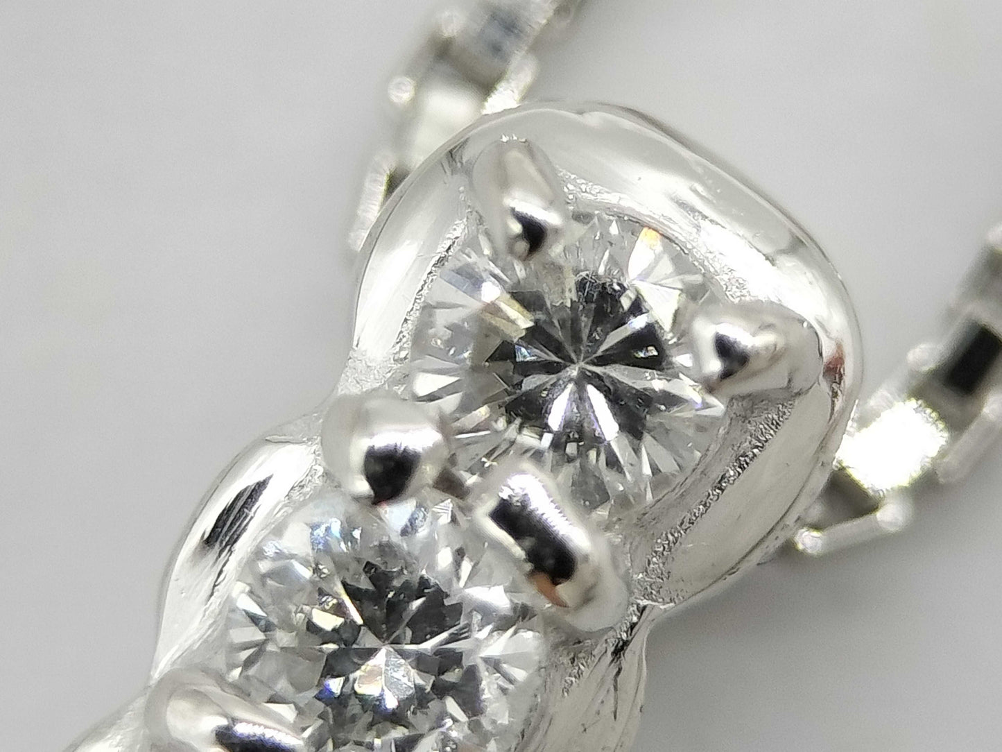 R0.73ct D0.27ct/0.17ct Pt900/Pt850 6.5g Necklace