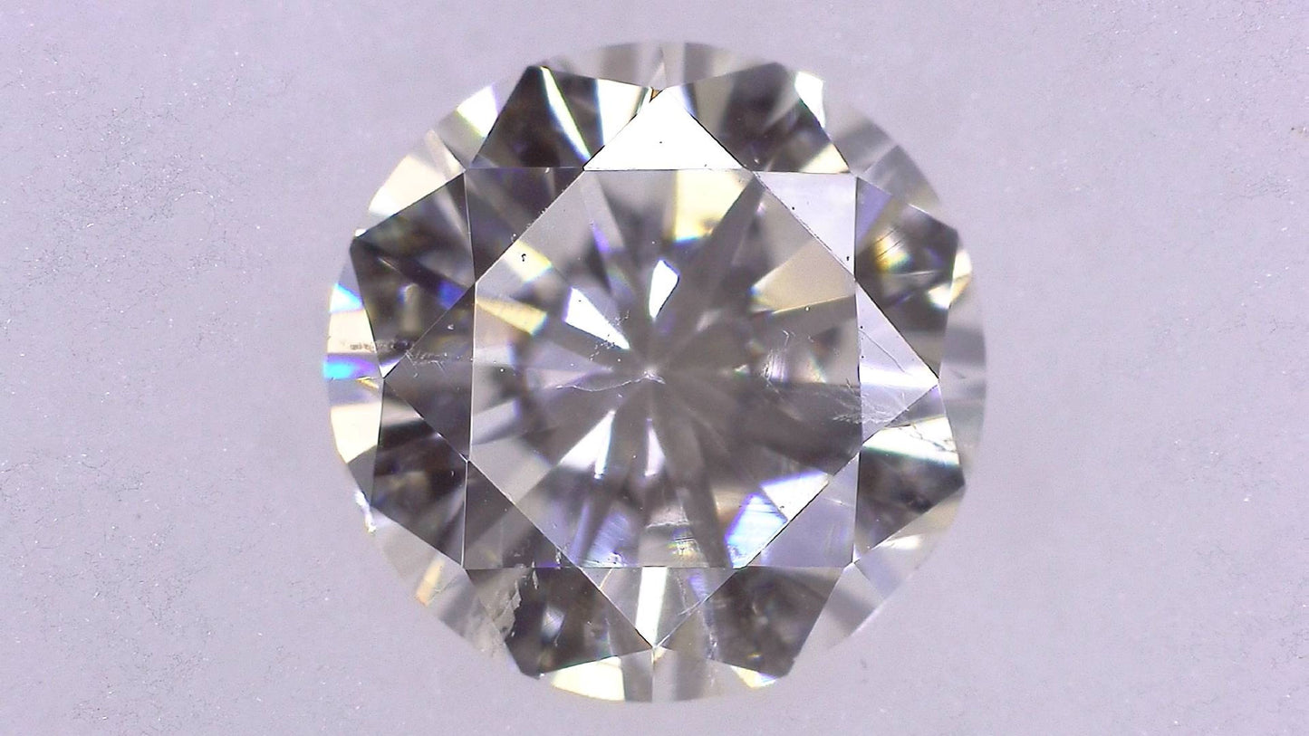 0.374ct H SI-2 GOOD/GD/FR NONE NATURAL 4.62-4.66X2.80mm Diamond Loose
