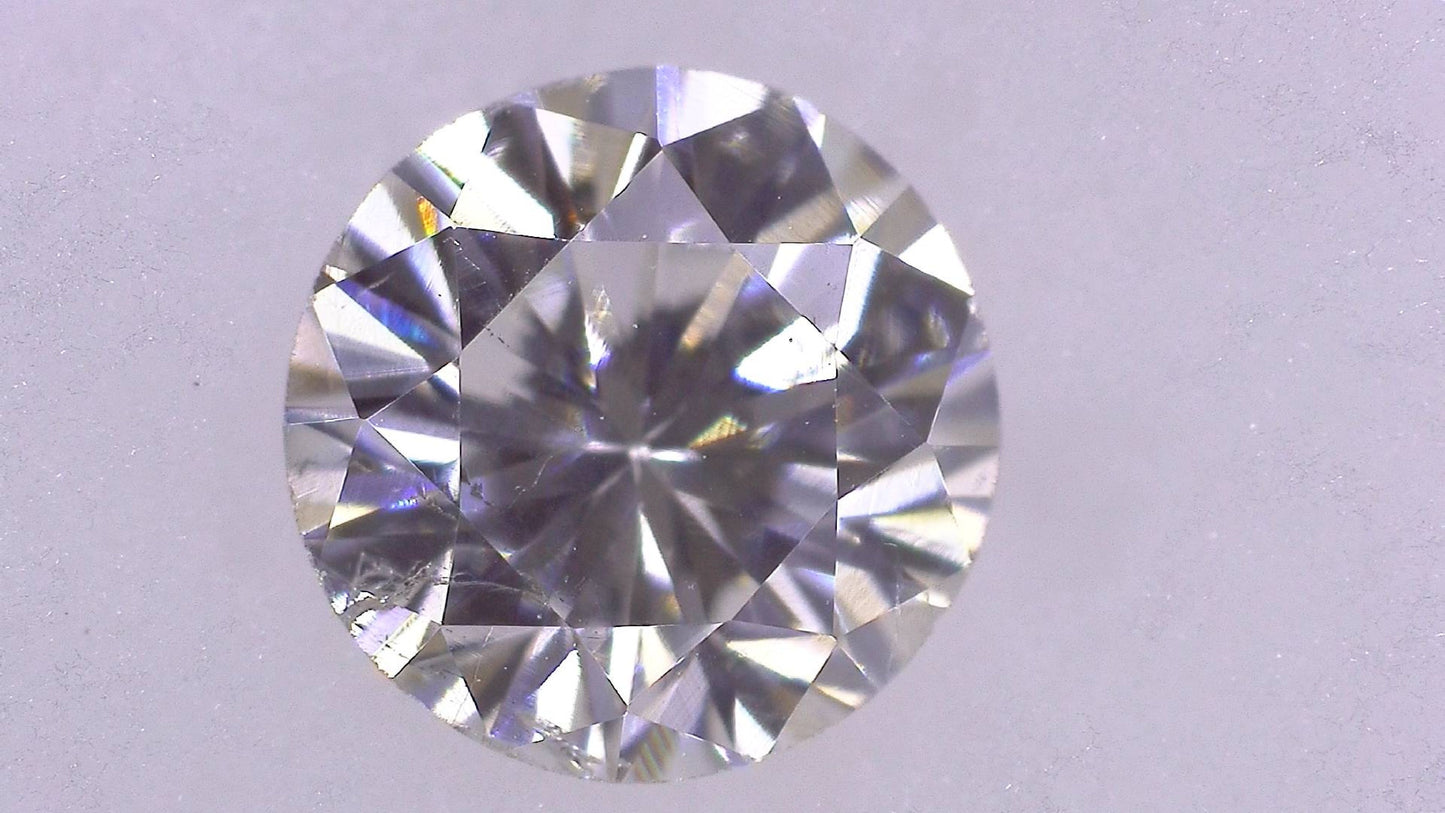 0.344ct H SI-2 GOOD/GD/FR NONE NATURAL 4.36-4.43X2.85mm Diamond Loose