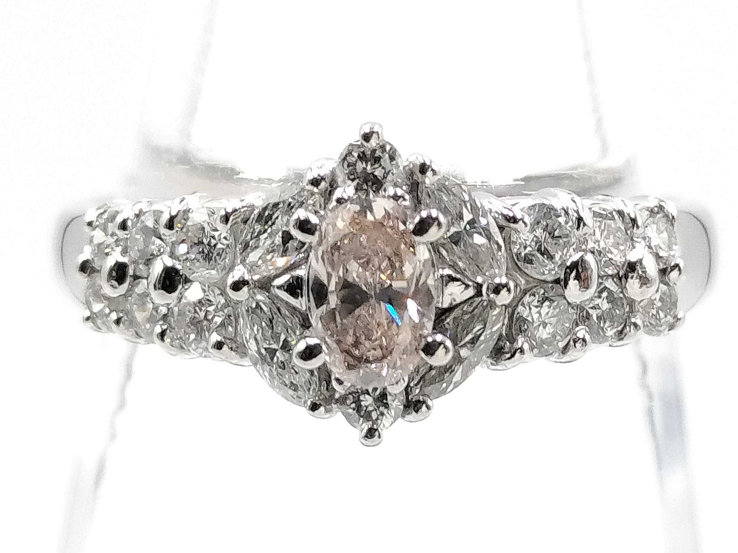 D0.258ct FD0.60ct PT900 4.5g Ring