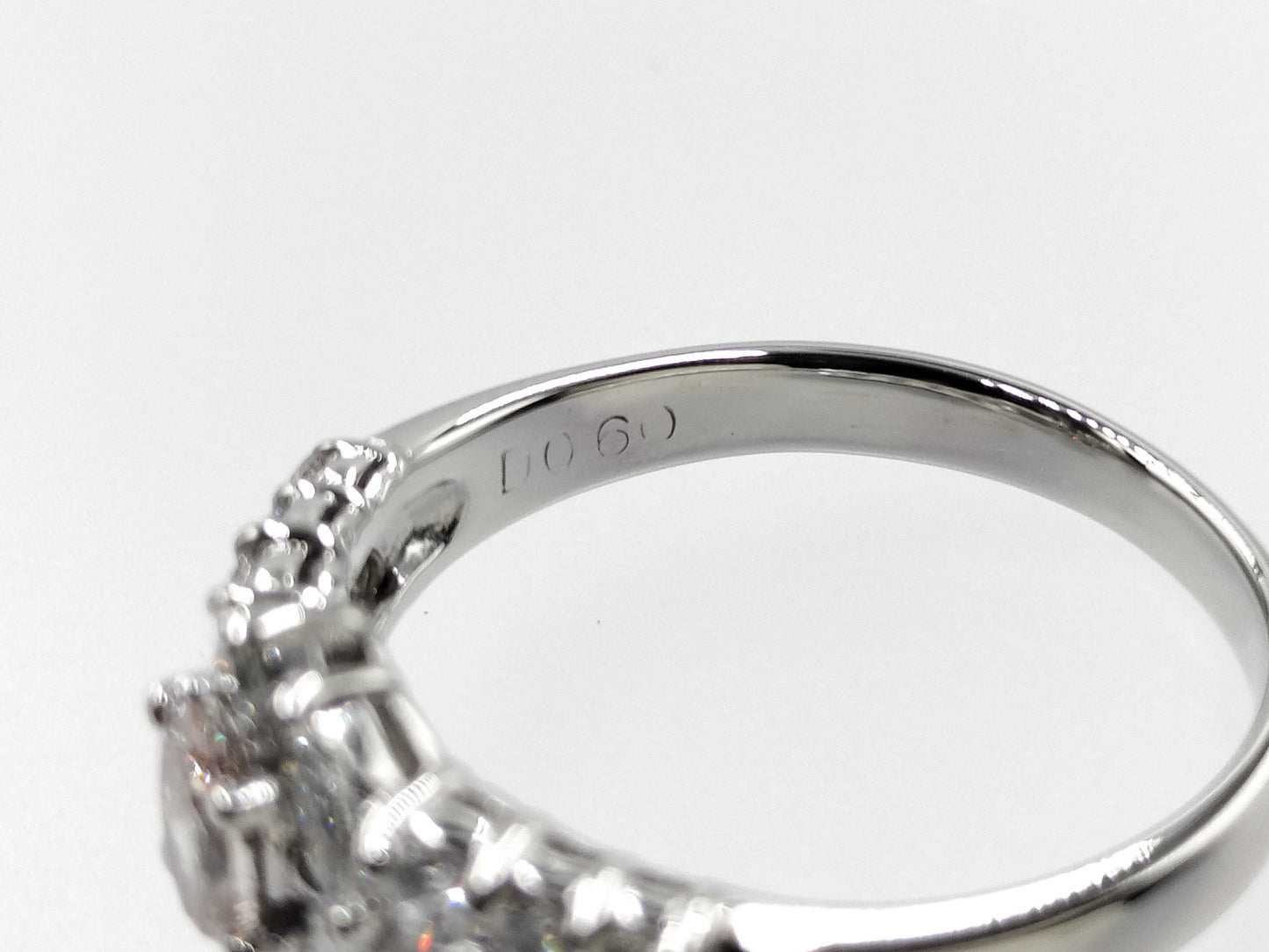 D0.258ct FD0.60ct PT900 4.5g Ring