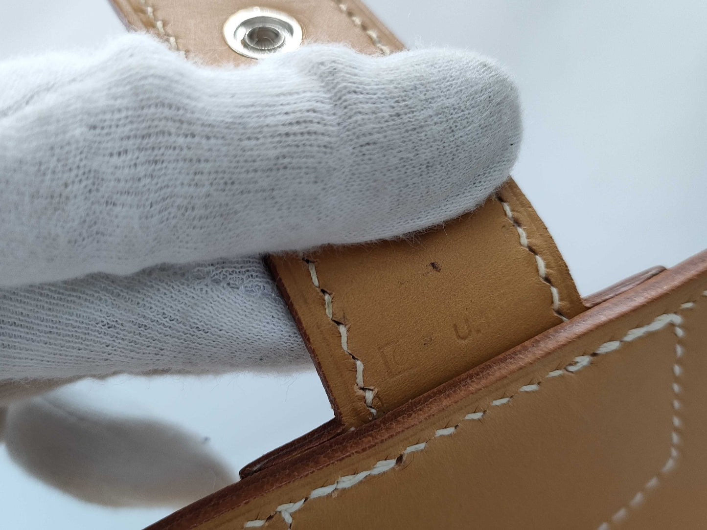HERMES Sac a Depeche Double Belt Business Bag