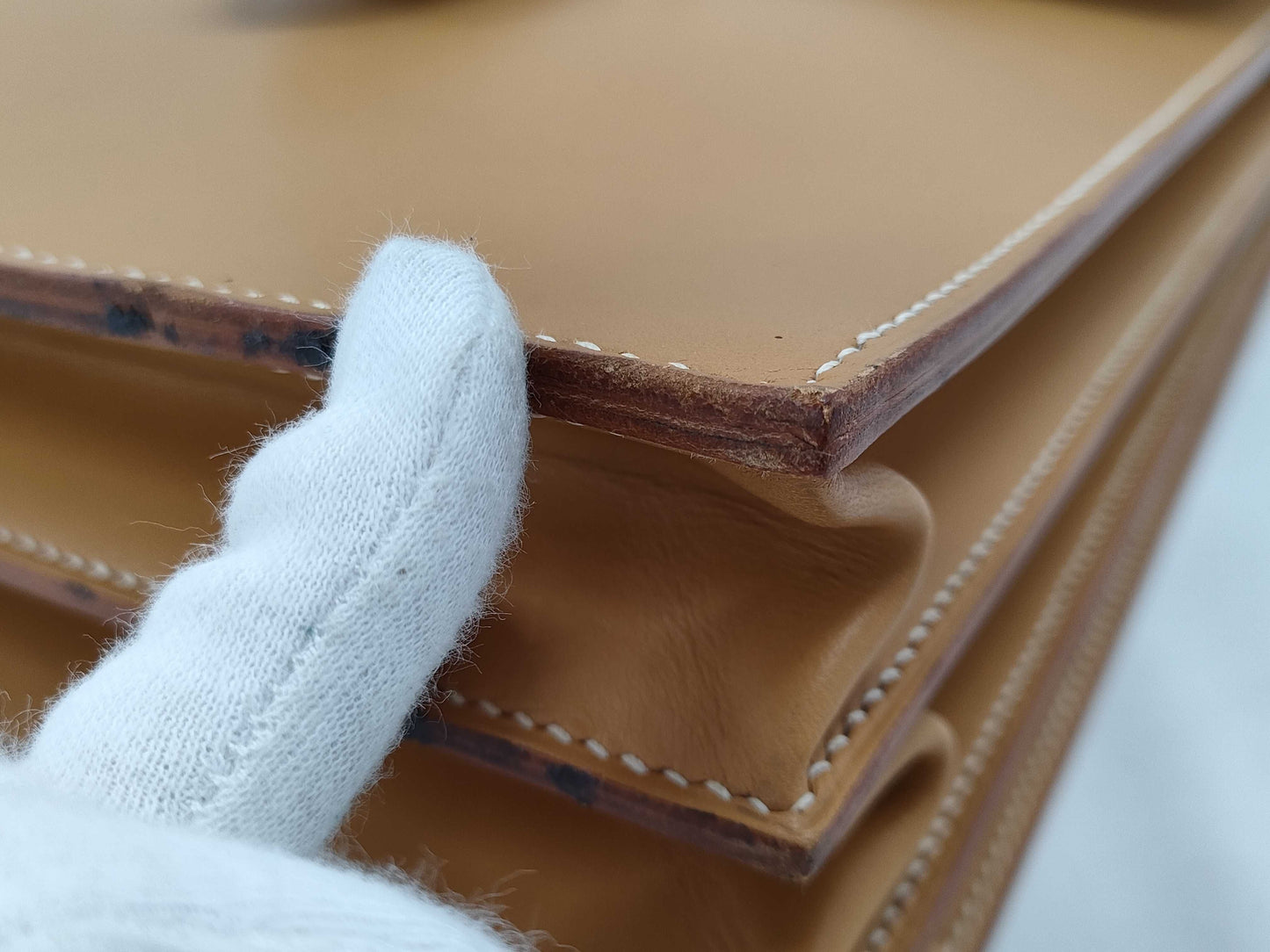 HERMES Sac a Depeche Double Belt Business Bag