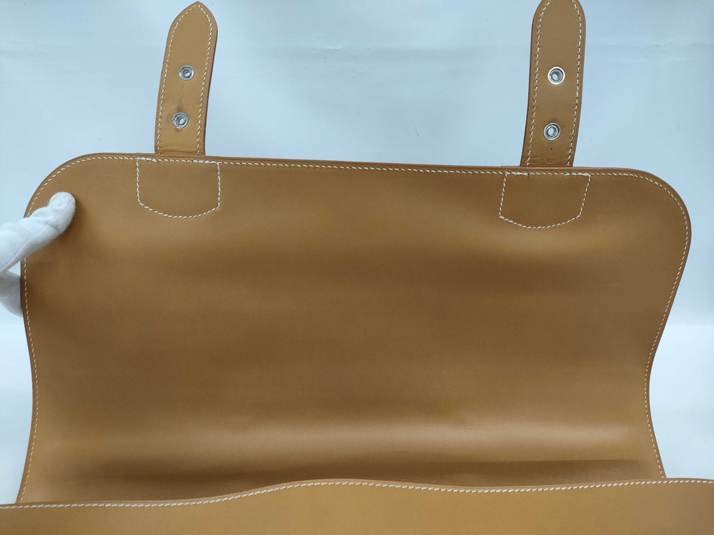 HERMES Sac a Depeche Double Belt Business Bag
