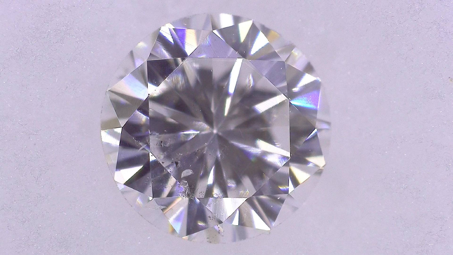 0.384ct E SI-2 GOOD/GD/FR NONE NATURAL 4.65-4.70X2.86mm Diamond Loose