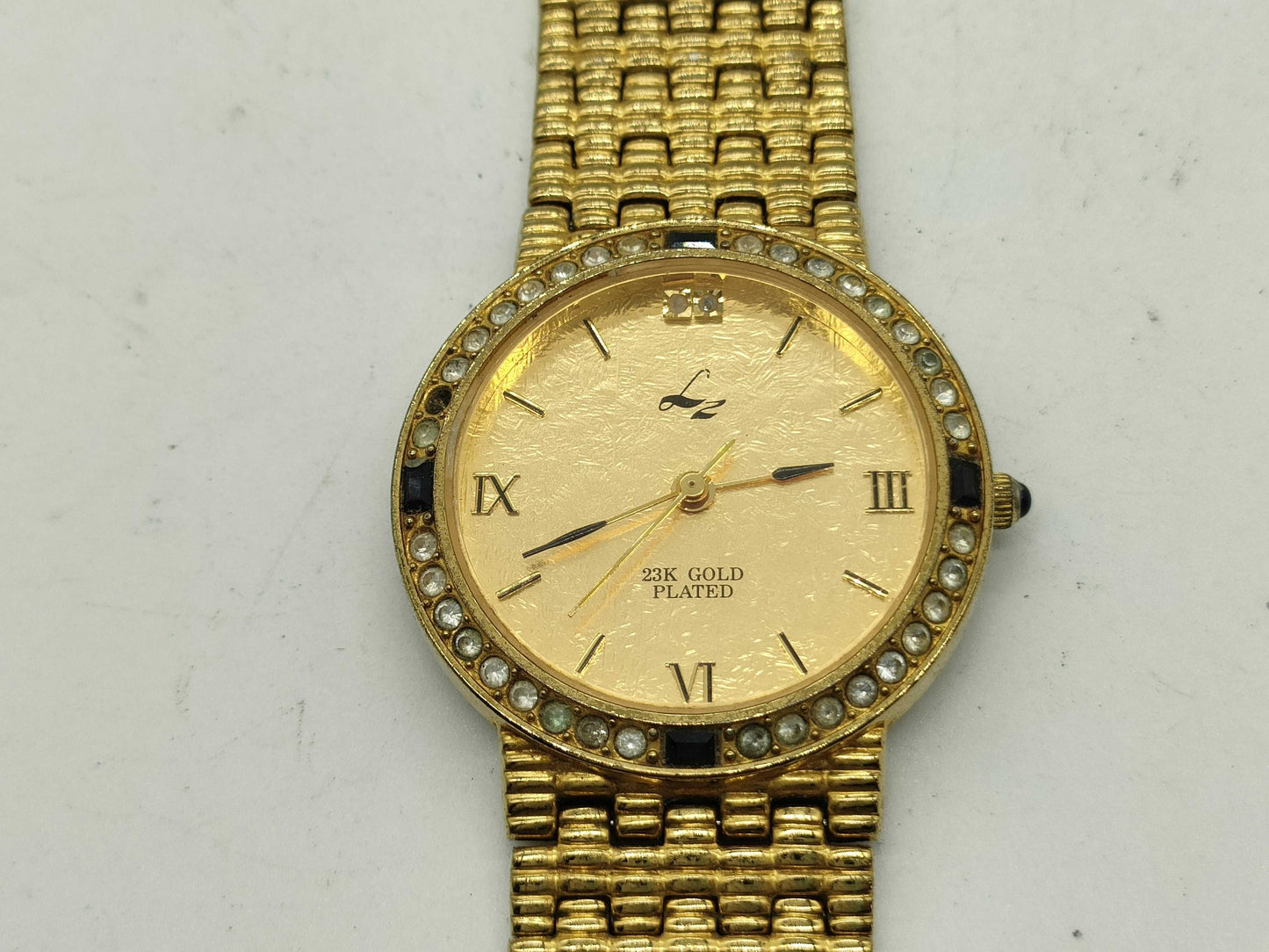 LZ 23K Gold Dial LZ-106 QZ Boys' Watch