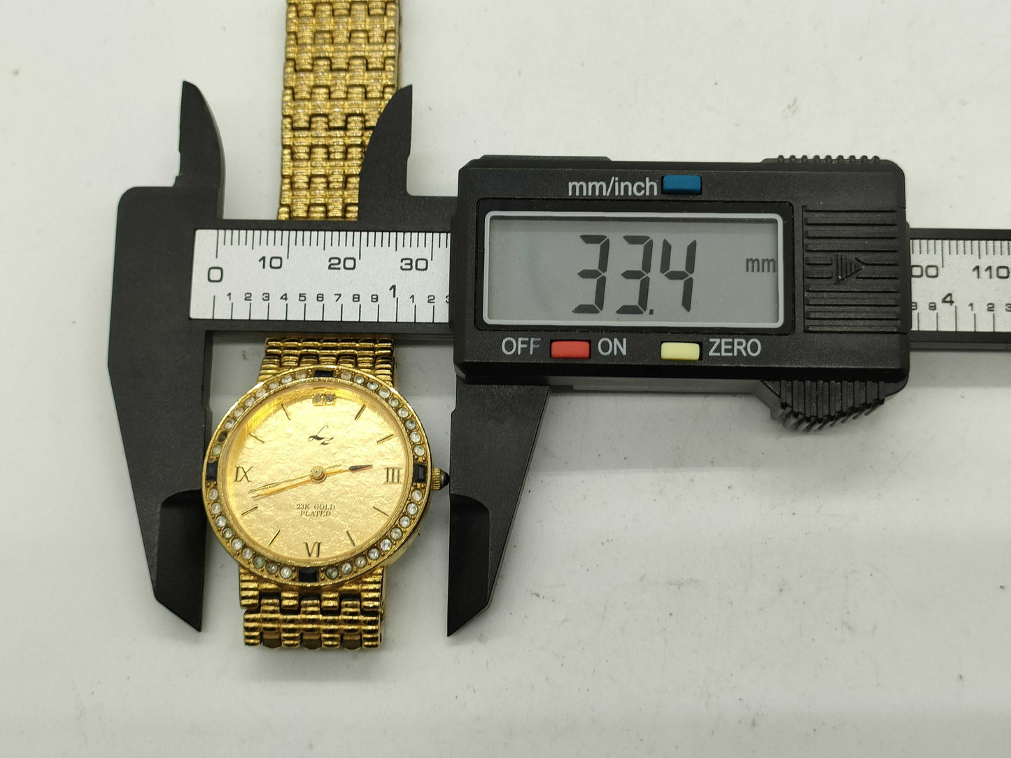 LZ 23K Gold Dial LZ-106 QZ Boys' Watch